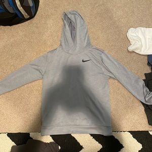 Light weight grey Nike hoodie.